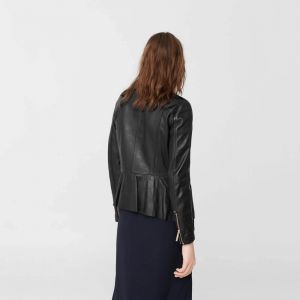 Tess cropped stretch-cloque top